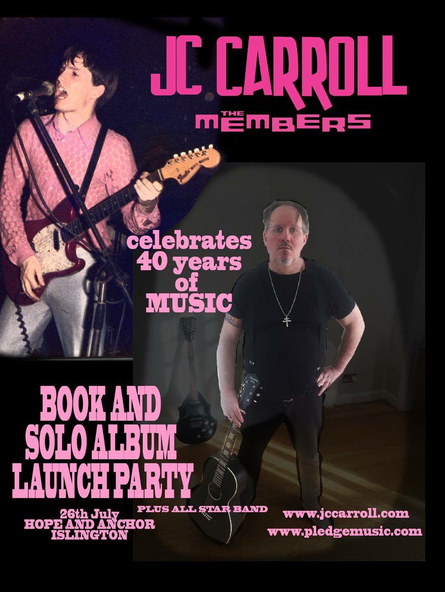 fame_punk's tweet photo. The legend that is @jccarroll has a book coming out @DylanWhite16 @malcolmgarrett @ViveLeRock1 https://t.co/pdiEp42HTp https://t.co/xby9iSKRUi