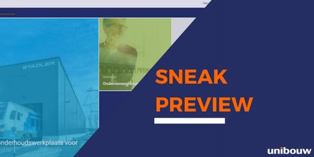 Unibouw's tweet photo. Houd ons goed in de gaten, komende week groot nieuws! #SneakPreview #Unibouw https://t.co/RQwdANUaTf