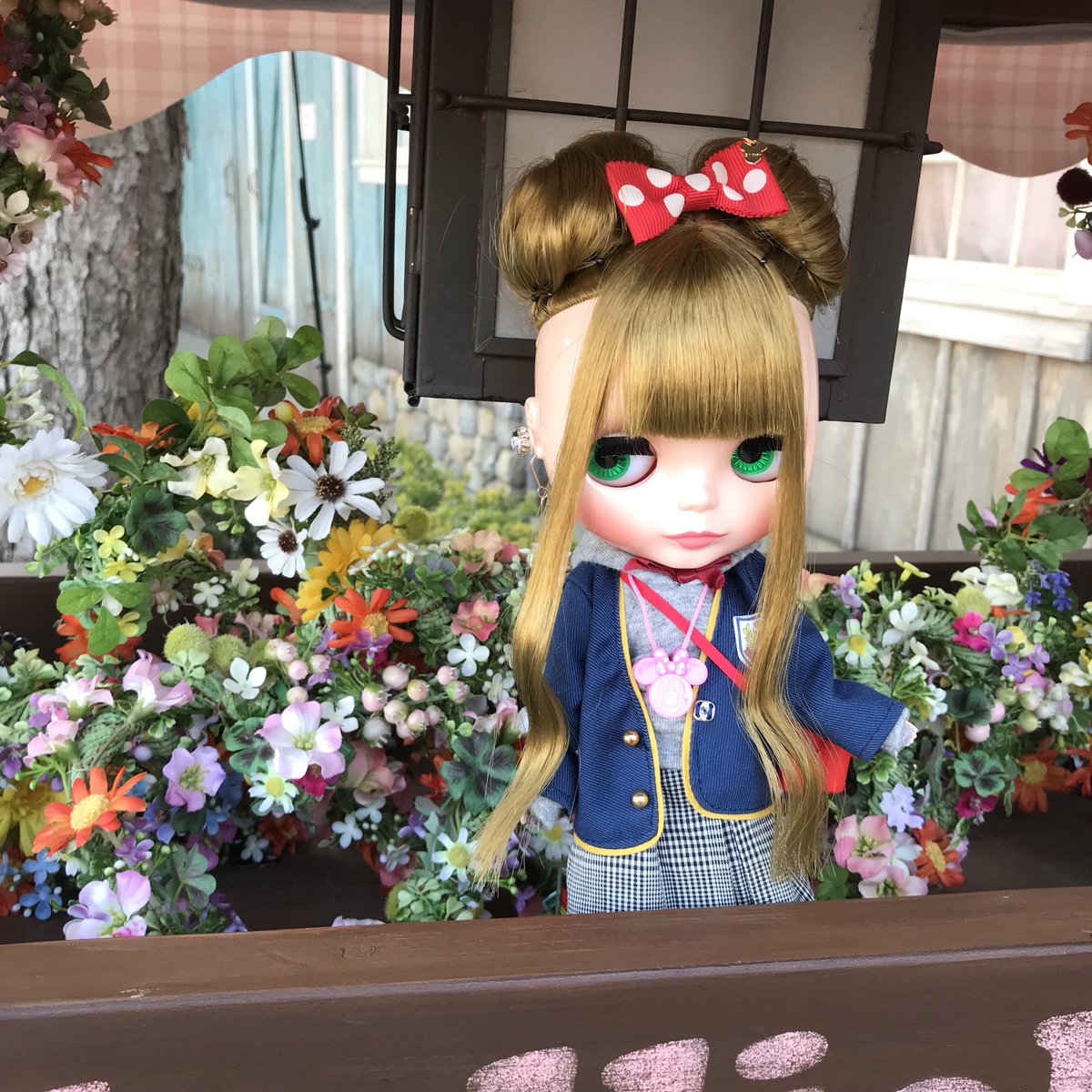 みずくん 充瑠クン 推し ディズニーシー の思い出 タワーオブテラーが見える海 ダッフィー フレンズのお花のワゴン 引き 寄り お花のリース ネオブライス ヴァーシティディーン 東京ディズニーシー