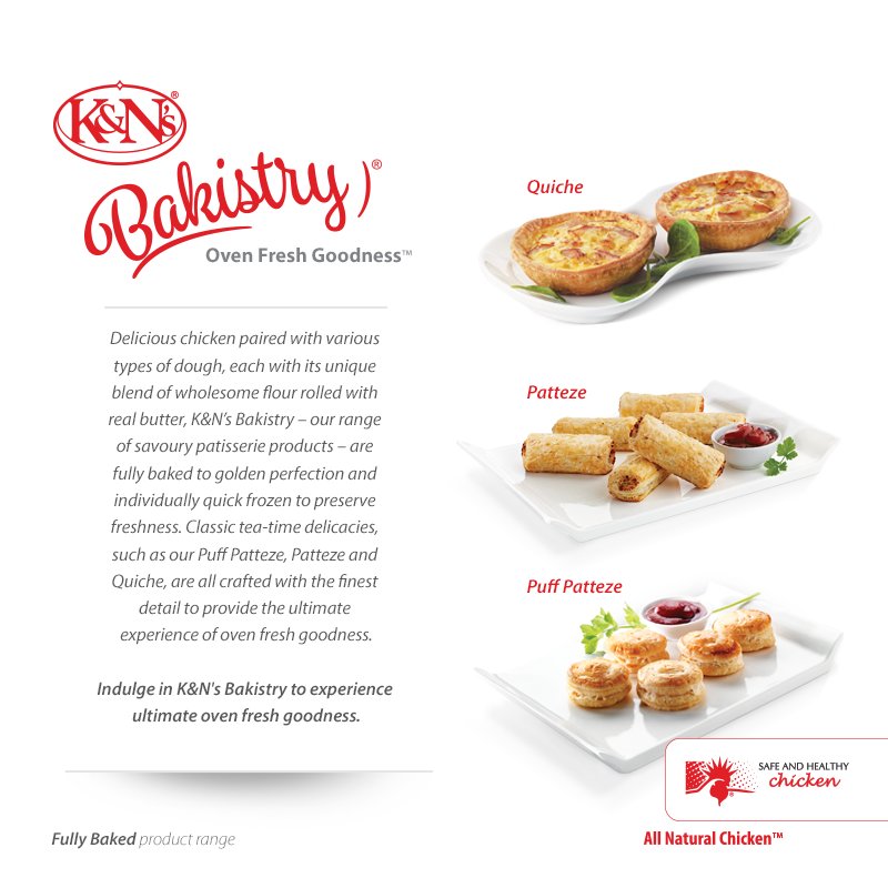 KandNs's tweet photo. K&amp;N's Bakistry® - Oven Fresh Goodness
https://t.co/leuljJjkDS
Free Home Delivery: 0800 111 56
#KandNs #Bakistry #PuffPatteze #Patteze #Quiche #Pakistan #SmokedChicken https://t.co/Uigoe24wjH