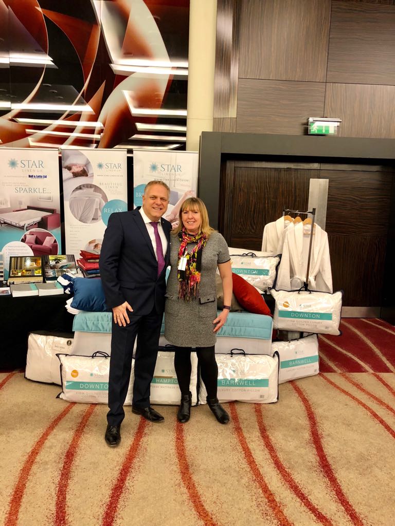 StarLinenUK's tweet photo. Remember to come and see us at the UKHA shared knowledge day at the Westminster Park Plaza today @HousekeepersUK https://t.co/fgYXlbKANt