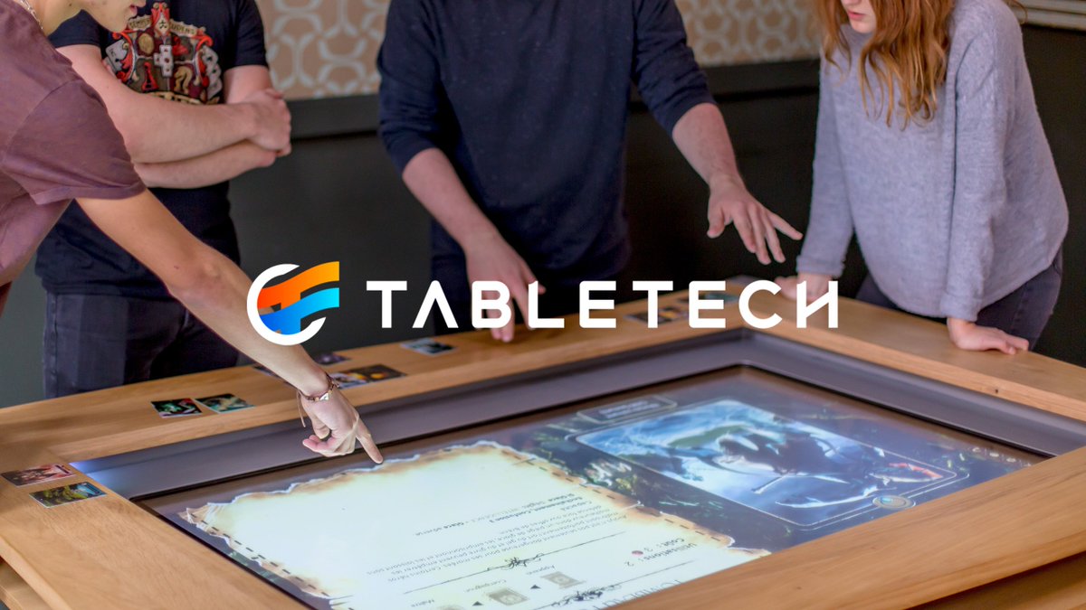 TableTech_fr's tweet photo. "Tabletech, la table connectée qui va révolutionner vos soirées jeux, un produit original et français " Merci @jeugeekcom ! 😃🎲 
L'article 👉 https://t.co/hQPxbOozhs

#TableTechEntertainmentSolution #JDR #J2S #roliste #geek #FIJ2018 #digital #tactile #innovation #technologie https://t.co/jsmAgT7Rur