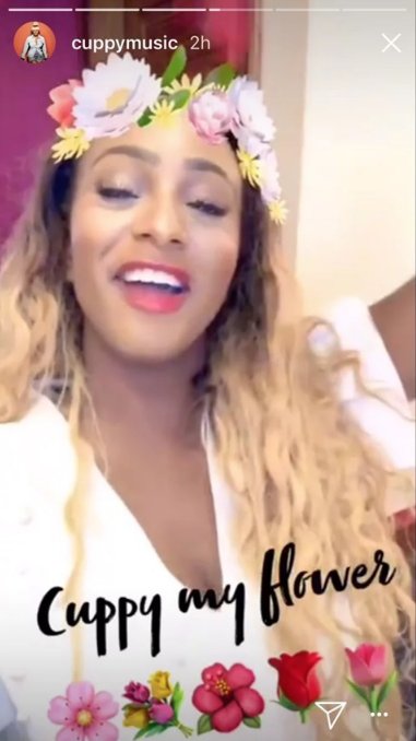 iROKOXsquad's tweet photo. @cuppymusic and her boo, Asa Asika are currently enjoying a romantic baecation in Dubai. She took to her Instagram story share this cute mirror selfie with her boo. https://t.co/m9CEoyKXor