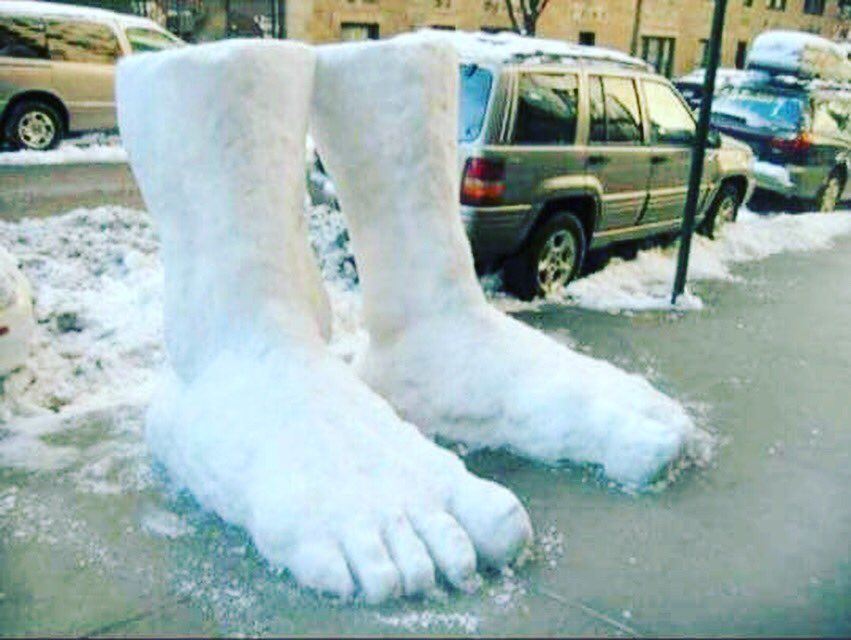 Two feet of snow here ❄️