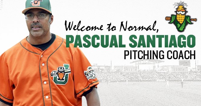 Normal_Baseball's tweet photo. The CornBelters have added Pascual Santiago to their coaching staff for the 2018 season! Check out the link provided for the full story! https://t.co/DZwStH7EJ9 https://t.co/oL2OM1AX1i