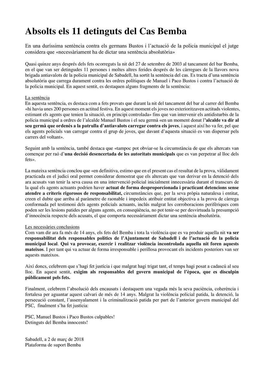 Detinguts Bemba 27S tweet media