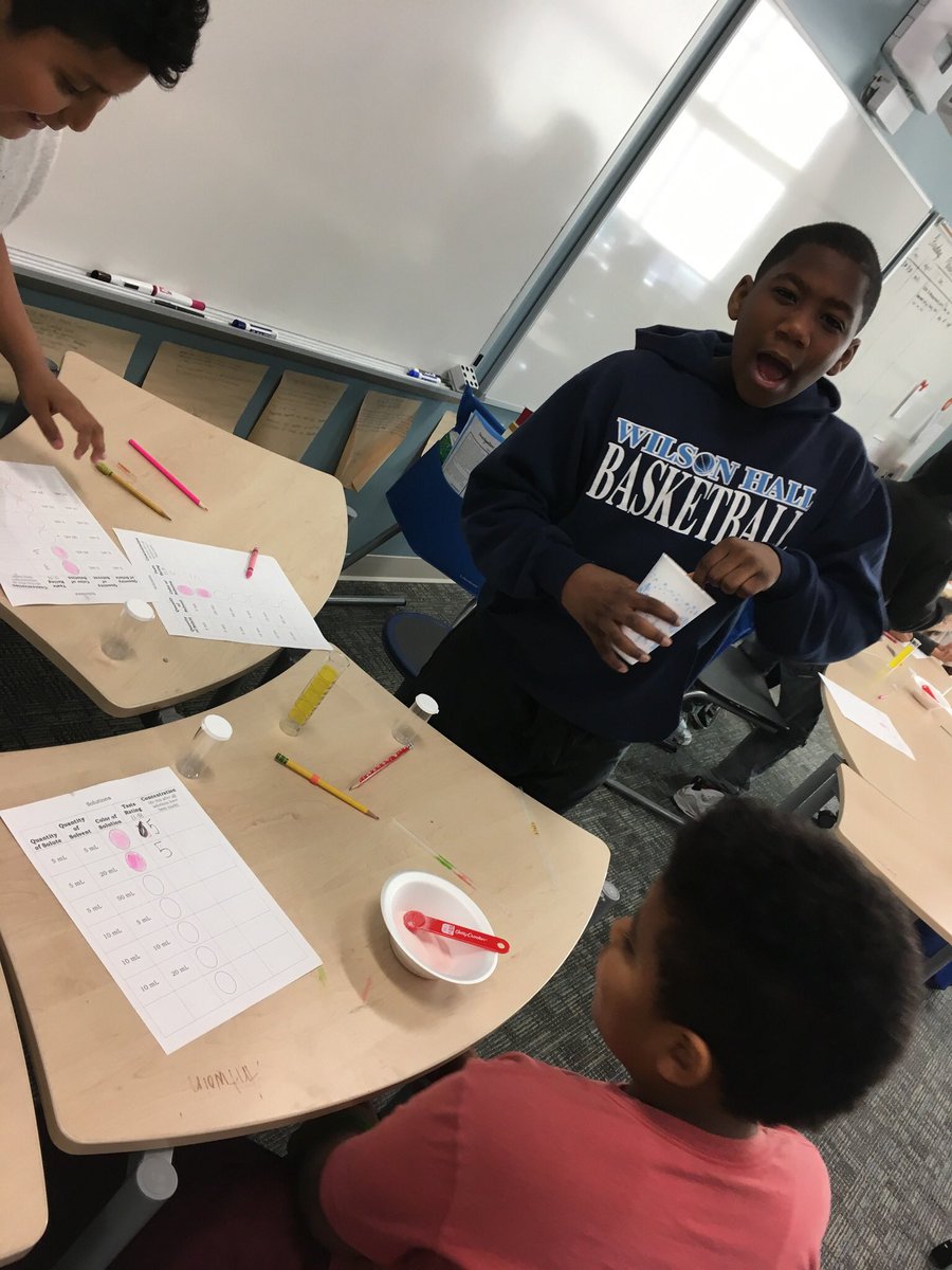 DoctorCJimenez's tweet photo. Exploring concentration through lemonade creation. Some are a hit “5 stars!”  Some not so great “where is my spit bucket?”  @JCEScholars #FuelTheFlame https://t.co/nFGMsK6dqW