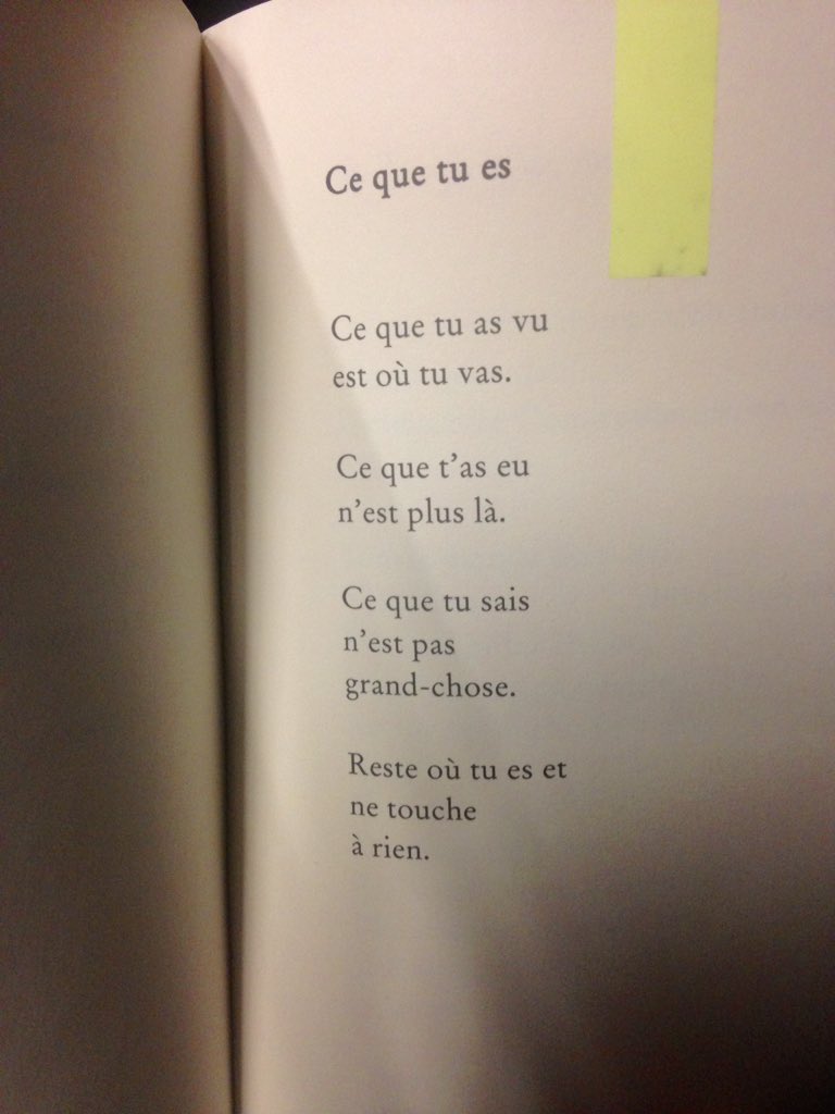 DanikaDavidson8's tweet photo. Vous devriez lire ça afin de vous perdent dans vos pensées et tomber en amour avec la poésie de Patrice Desbiens https://t.co/arDEA5itPS