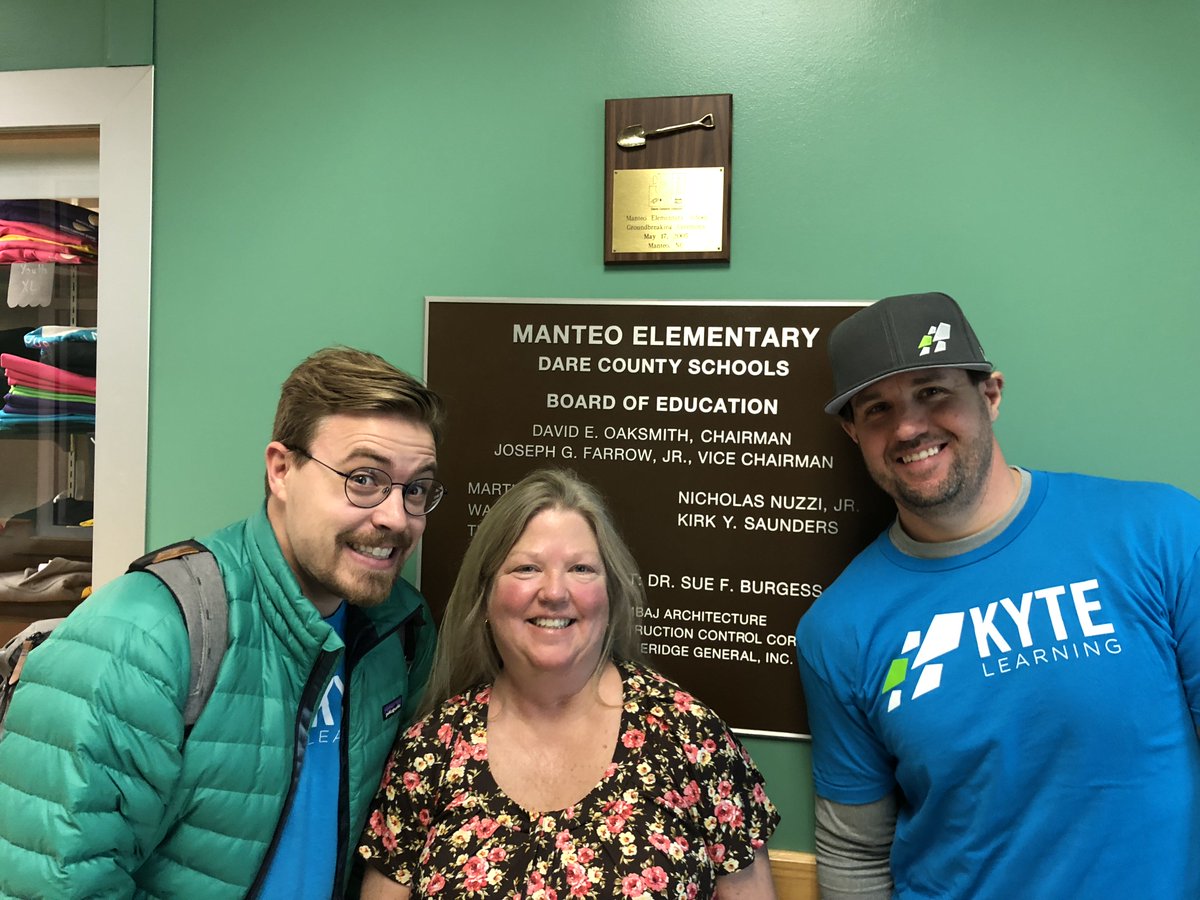 Big thanks to Carol Dunn &amp; @ManteoElem for hosting a great Lunch &amp; Learn this week. We had a blast getting to know the Outer Banks and the condensed history lessons on the Wright Brothers and the Lost Colonies from <a href="/brianwehner/">PiNad</a>. Excited to continue working with @Daretolearn_DC!
