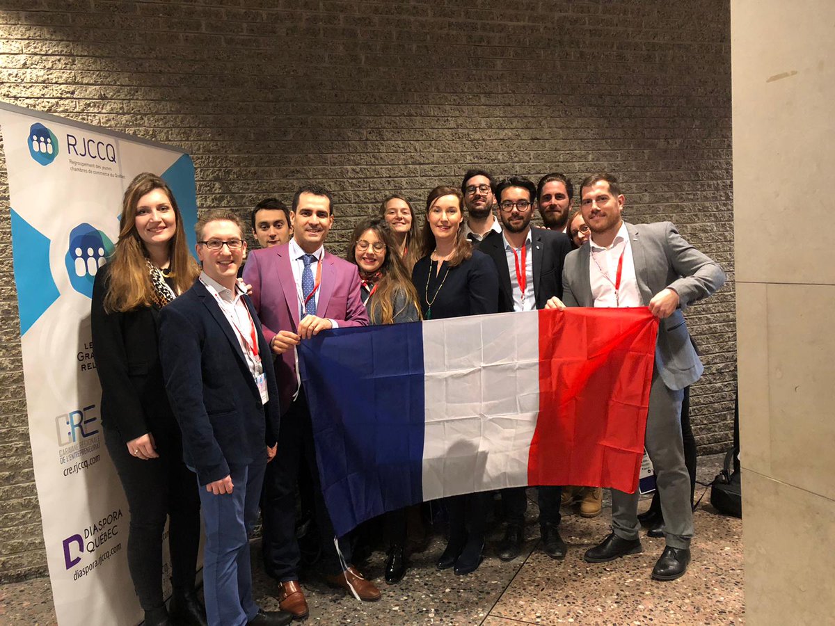 SylvGillet's tweet image. Délégation de la @JCE_France au #FERA avec le @RJCCQ #Montreal #Quebec #Canada