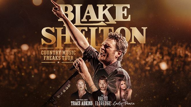 Dallas_Marriott's tweet photo. TONIGHT: @AACenter welcomes @blakeshelton for the #CountryMusicFreaks tour. https://t.co/N9wVsebCFq