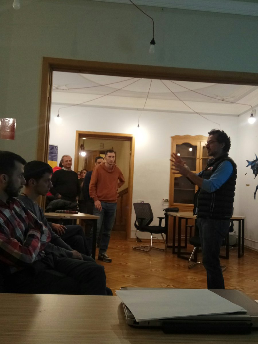 Kornelij's tweet photo. #OWASP #Armenia meetup , talking about CSRF #ArmSec #cybersecurity https://t.co/oQcmpbg0dy