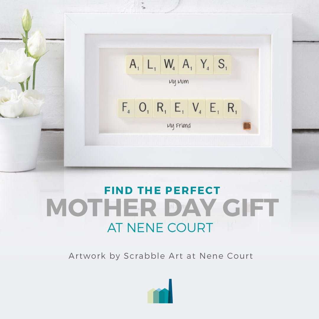 nenecourt's tweet photo. Handmade by @ScrabbleArt, these unique pieces are the perfect gift this #MothersDay. With our range of unique, independent stores, you are bound to find the right gift at #NeneCourt

AND, we are just 5 minutes away from #RushdenLakes

#Wellingborough #Northampton #Kettering https://t.co/r74bDU012H