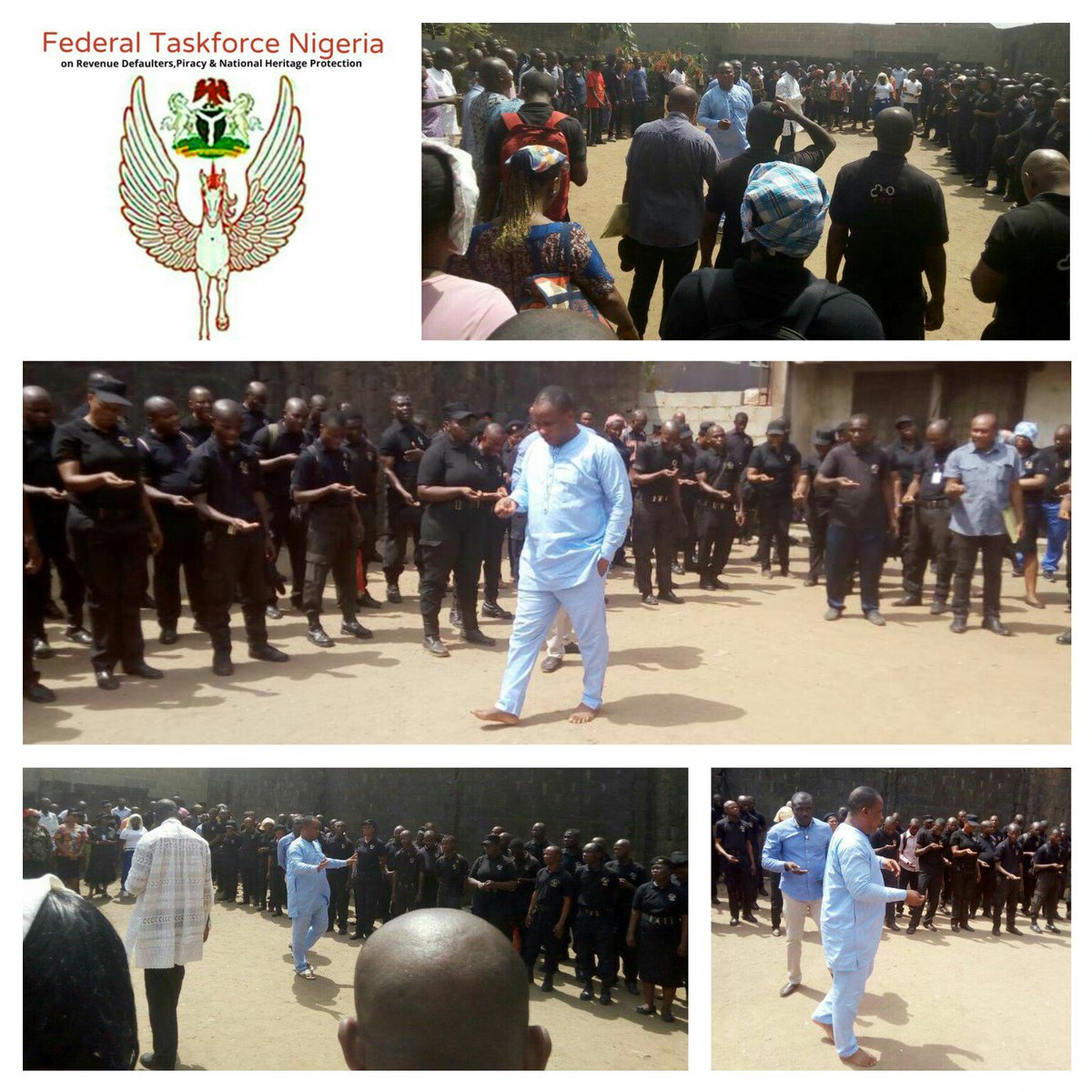 FTFNigeria's tweet photo. #FTFN CG, Dr. Moses Garuba #ThePathfinder Addressed Officers &amp; Prayed For The Success of #FTFNBill. @MBuhari @nigeriasenate @bukolasaraki @YakubDogara @MobilePunch @channelstv @daily_trust @LeadershipNGA @SaharaReporters https://t.co/frZjsttijE