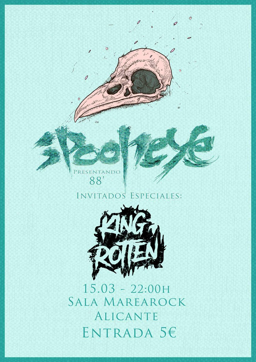 🔥🔥 ALICANTE 🔥🔥

EL 15 DE MARZO ESTAREMOS REPARTIENDO METRALLA JUNTO A 👑 KING ROTTEN 👑 EN <a href="/salamarearock/">Sala Marearock</a>  

OS VAIS A QUEDAR SIN TEQUILA GRATIS?! 🍻 

VENID Y PARTIROS EL CUELLO CON NOSOTROS!