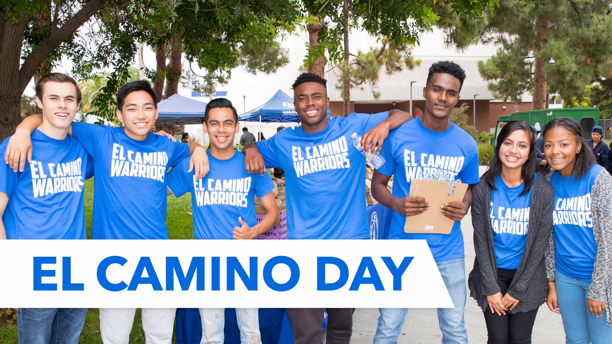 elcaminocollege's tweet photo. El Camino Day is tomorrow, March 3! Here's your opportunity to complete critical steps to enrollment for the Fall 2018 semester:
- Orientation 
- Assessment Tests
- Educational Plans
- South Bay Promise Application
- Meet w/campus reps

Sign up ➡️ https://t.co/JkZhbr2wZZ. https://t.co/6OaK5UE00p