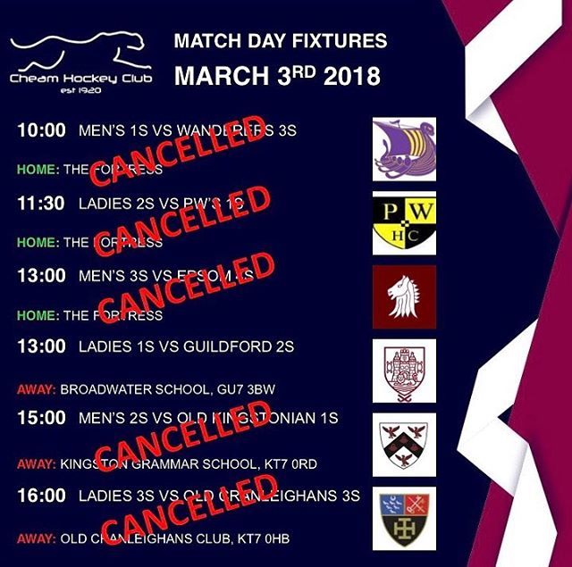 Cheam Hockey Club tweet media