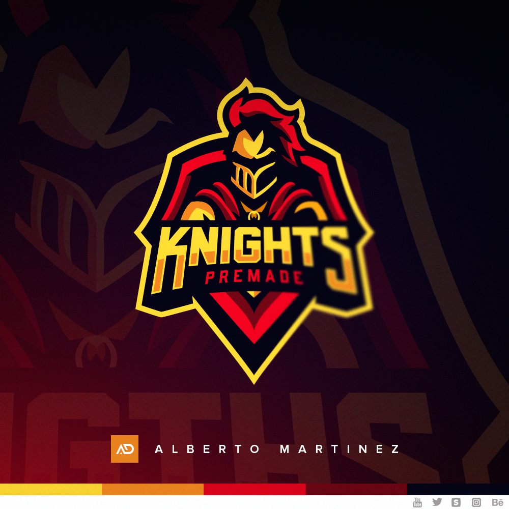 AlbertoMDesign's tweet photo. KNIGHTS Mascot Logo, for sale. Become the most dangerous🔥⚔️
All feedback is really appreciated, thank you! ❤️🔥 https://t.co/McuFftuG8e