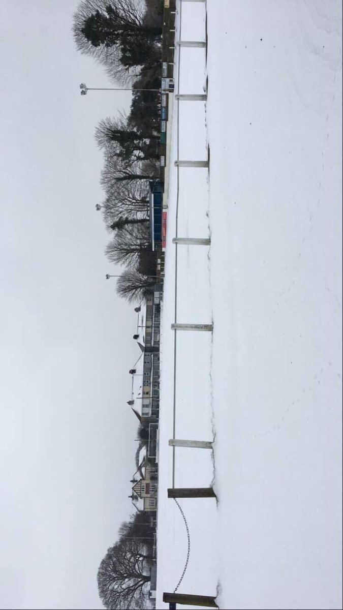 Pitch in good condition after the beast from the east❄️