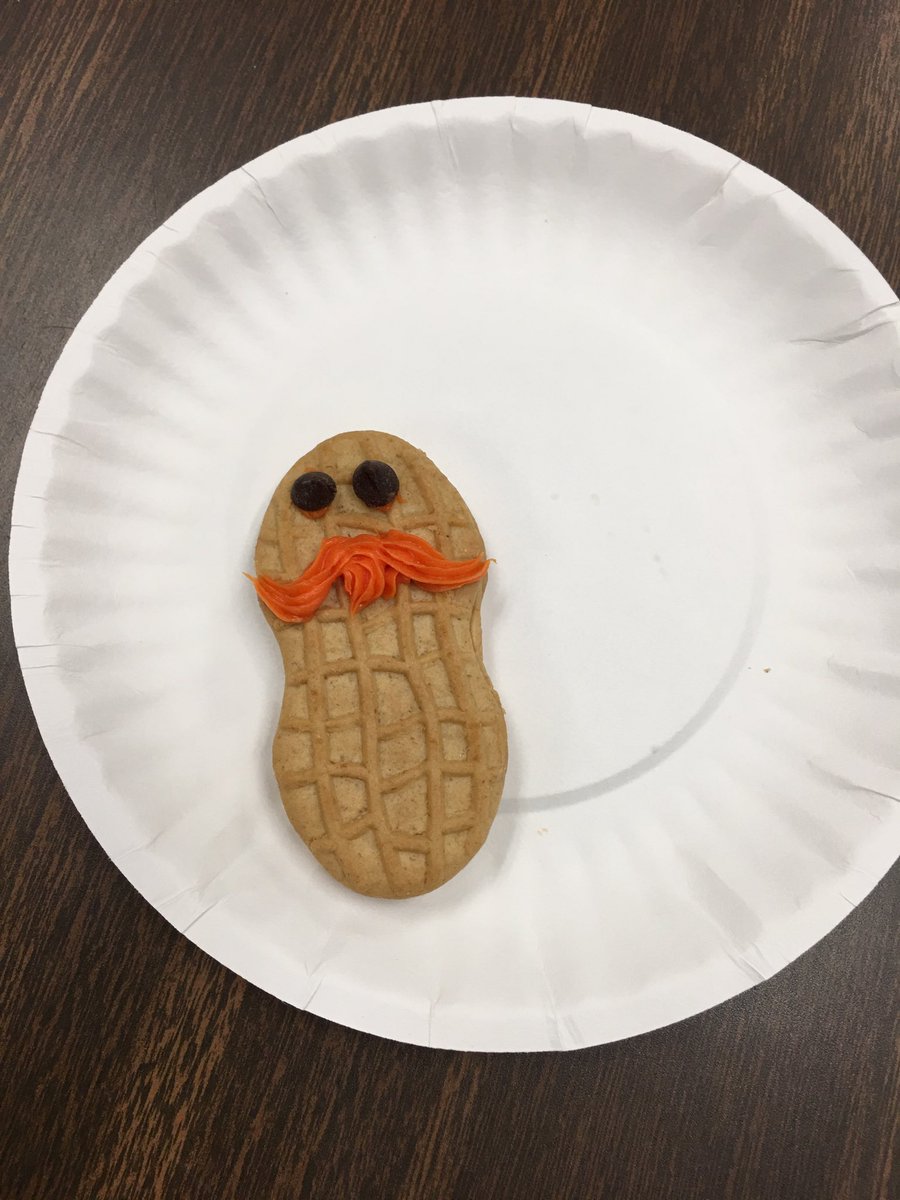 barbpurcell's tweet photo. Firsties having a Dr. Seuss/ Lorax special treat. #ves_tigers https://t.co/4LNy17MP1f