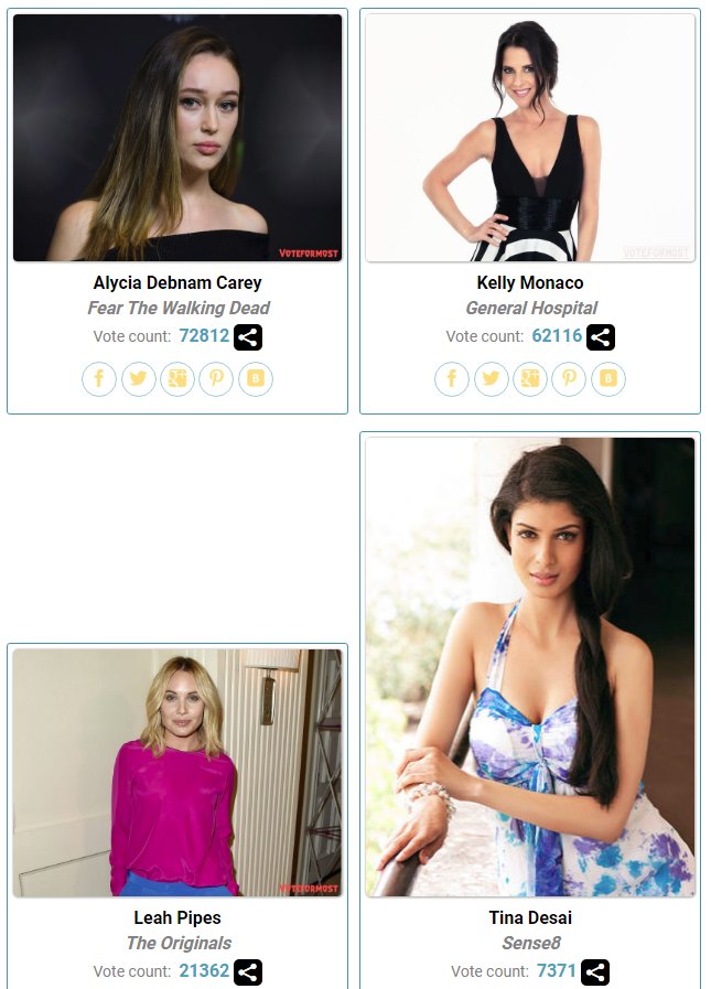 Everything_Leah's tweet photo. Hey @leahmariepipes, did you know you came 3rd in "Most Beautiful American TV Series Actresses 2017" poll by over 21k votes, and #Klamille got the same place in the "Best TV Couple of American TV Series 2017" category with more than 25k? We love you that much. 😊❤️ https://t.co/jdR0HKi4Yt