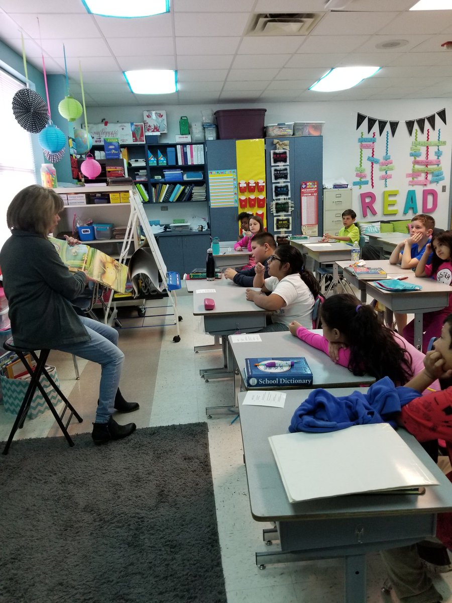 DeedsLori's tweet photo. Thank you to the sweet ladies from Perdenales Electric Coop for coming to read to us today!! #HLES #ittakesavillage #DrSeussWeek https://t.co/ettPmdcpl7