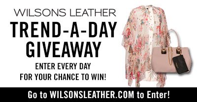 Spring is near 🌷#Enter for your #chance to #win the Trend-A-Day Giveaway featuring the hottest spring trends this year! Enter every day now-Sunday. #contest #free #wilsonsleather #giveaway

See link for details: woobox.com/ffhp7r
