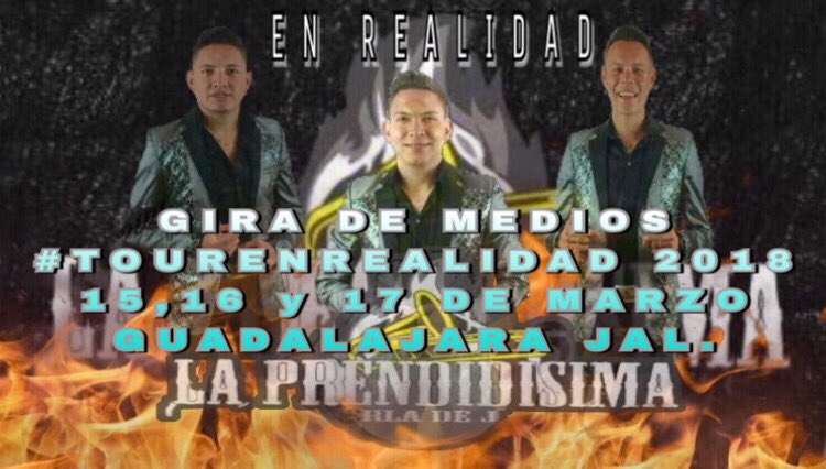 laprendidisima's tweet photo. Buenos Días gente bonita 👋🏼😍
Hoy es viernes Prendidisimo🔥
iniciamos el mes con toda la Actitud 
15, 16 y 17 de Marzo #GIRADEMEDIOS #TourEnRealidad  Guadalajara Jal. Nos vemos pronto!
#AquiNomas! ✌🏼
https://t.co/uP6h7haMJe https://t.co/65LbYR10cy