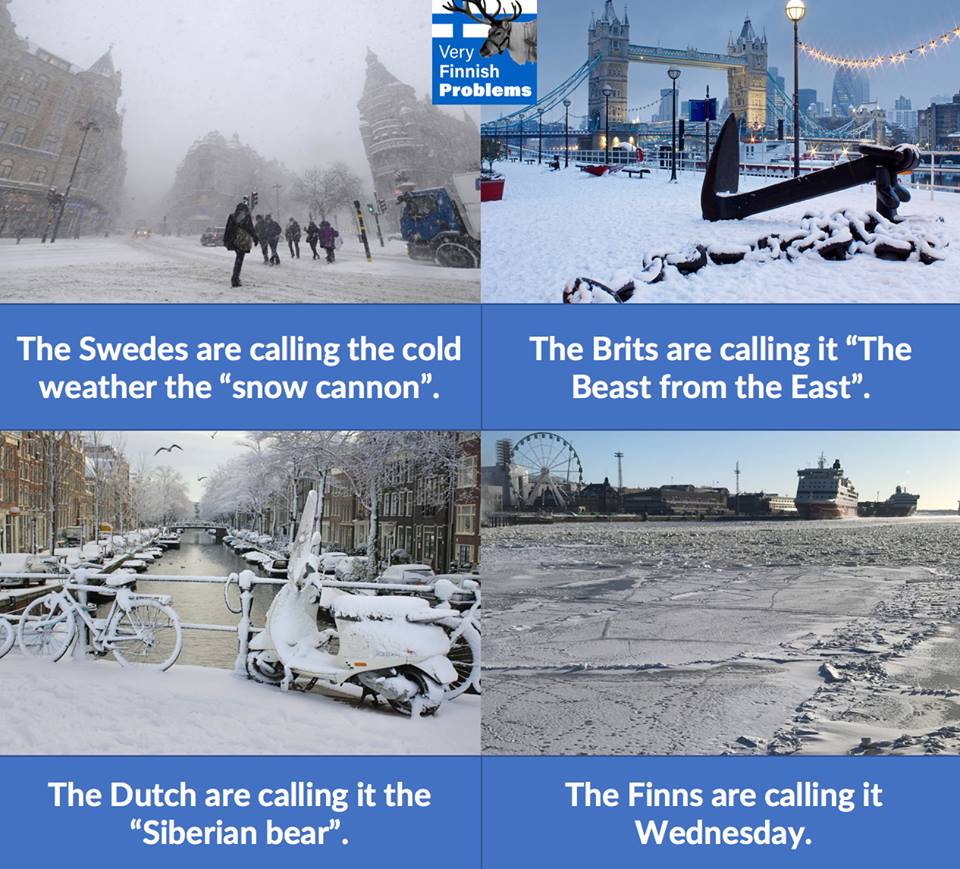 NOVASOL_UK's tweet image. Snowstorm? What snowstorm? 🤷 #BeastFromTheEast #veryfinnishproblems #Finland