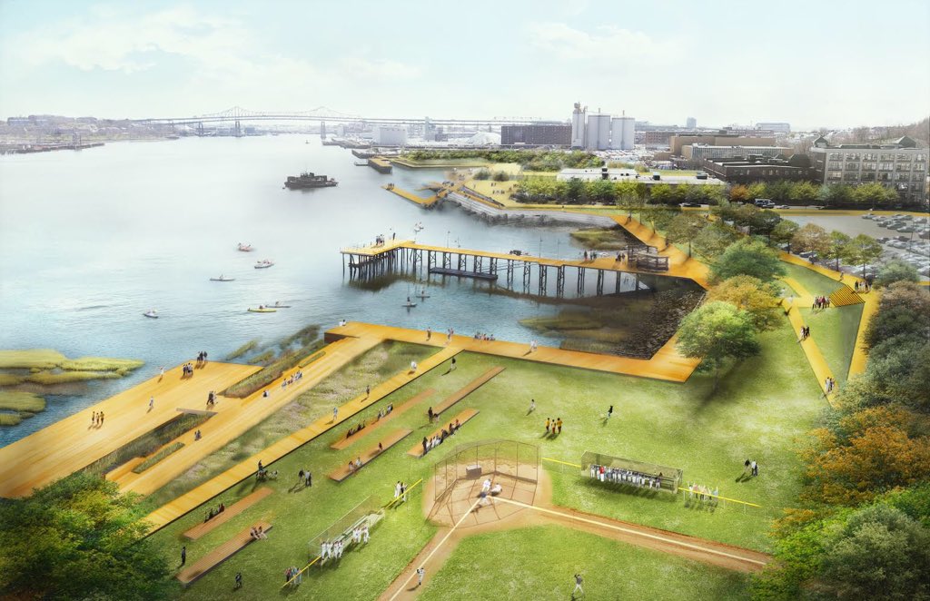 stosslu's tweet photo. As we witness the impact that #flooding is having on #Boston today, we will continue to commit our efforts and resources to ensuring a #climate resilient city for future generations. One of our solutions for #Charlestown w/ @KleinfelderHQ @one_arch_urb @WoodsHoleGroup https://t.co/IhDBjsfx4p