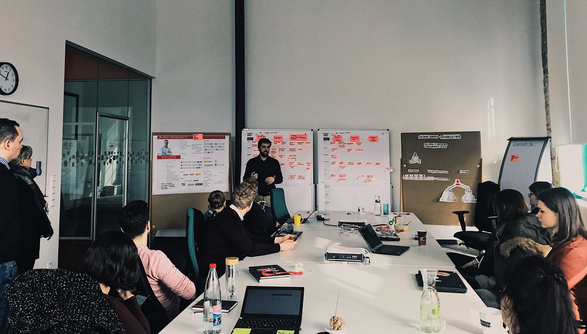 Heute den Vormittag ganz im Sinne unserer Kunden mit Workshop zur #CustomerJourney der #tsmms verbracht. Fazit: Viele coole Ideen - tolle Kollegen - das wird großartig 😁 #telekomwall