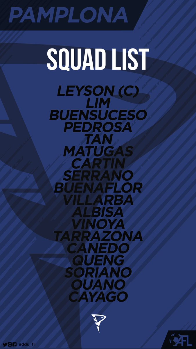 AdDU_FL's tweet photo. The official lineup of Pamplona this #AFL2018. #UnaPamplona https://t.co/QXBbO1QiR3