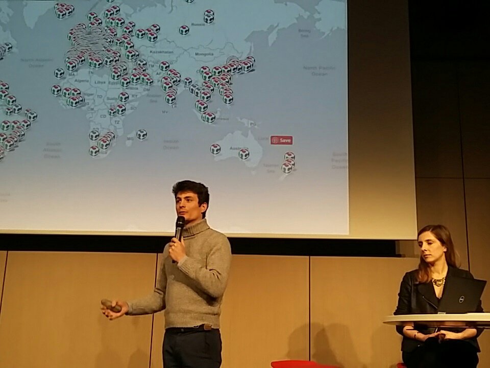 SEBLab2016's tweet photo. C'est parti pour la restitution du MakerTour de Marie et Lucas en Asie https://t.co/JzGvfE5AKX