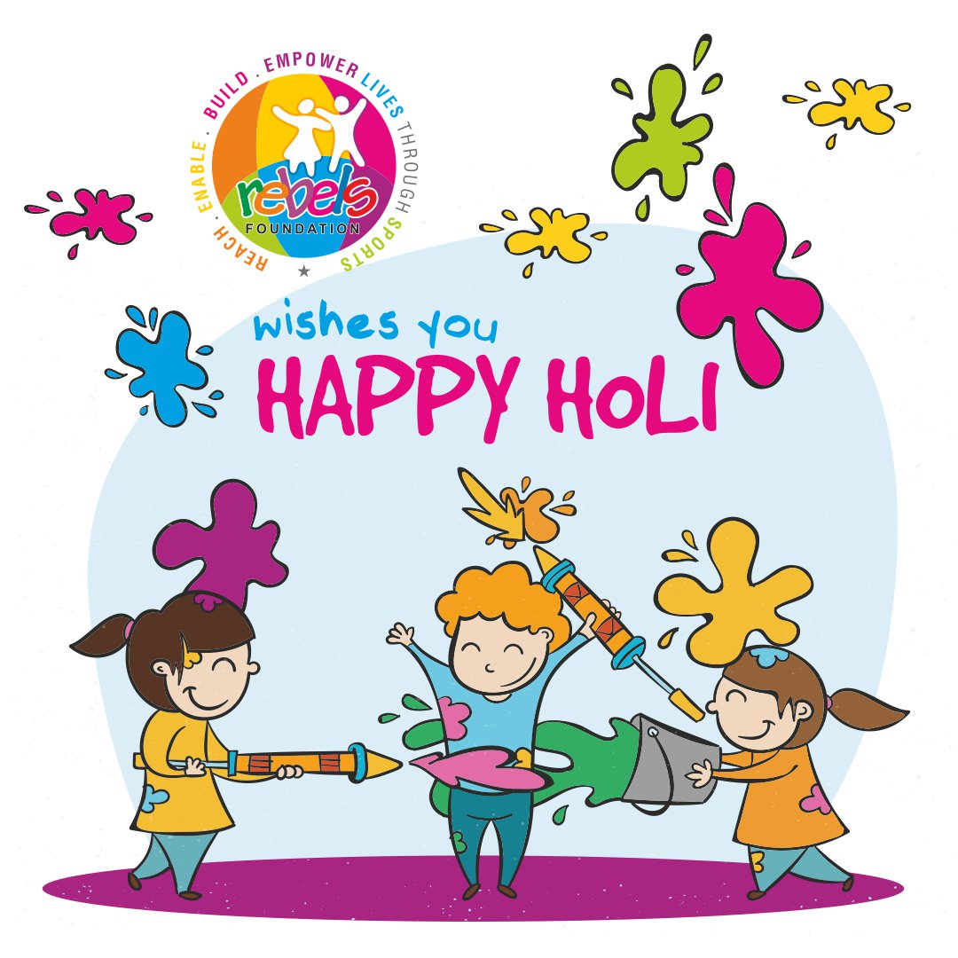 Rebels_Org's tweet photo. Let color in this summer! Happy Holi folks! Spread the love, bring on the cheer and get out and play!

#rebelsfoundation #ngo #footballfoundation #Football #soccer #HappyHoli #Holi #HoliColors https://t.co/MnblibbJRE