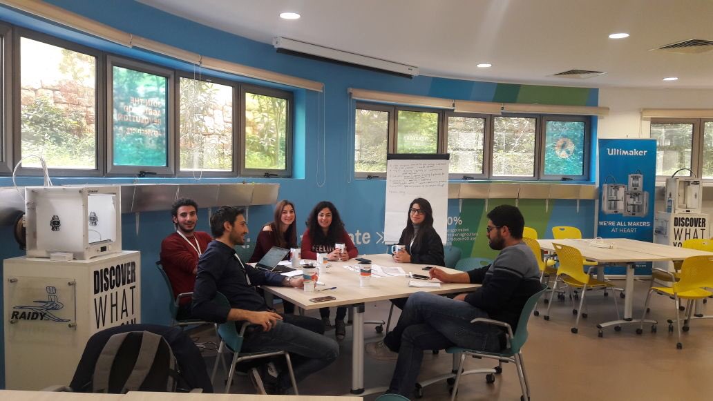 berytech's tweet photo. @OBSoftLB team coaching #urbhackathon #lebanon participants on application development #berytechcommunity https://t.co/S6HLcEScZj