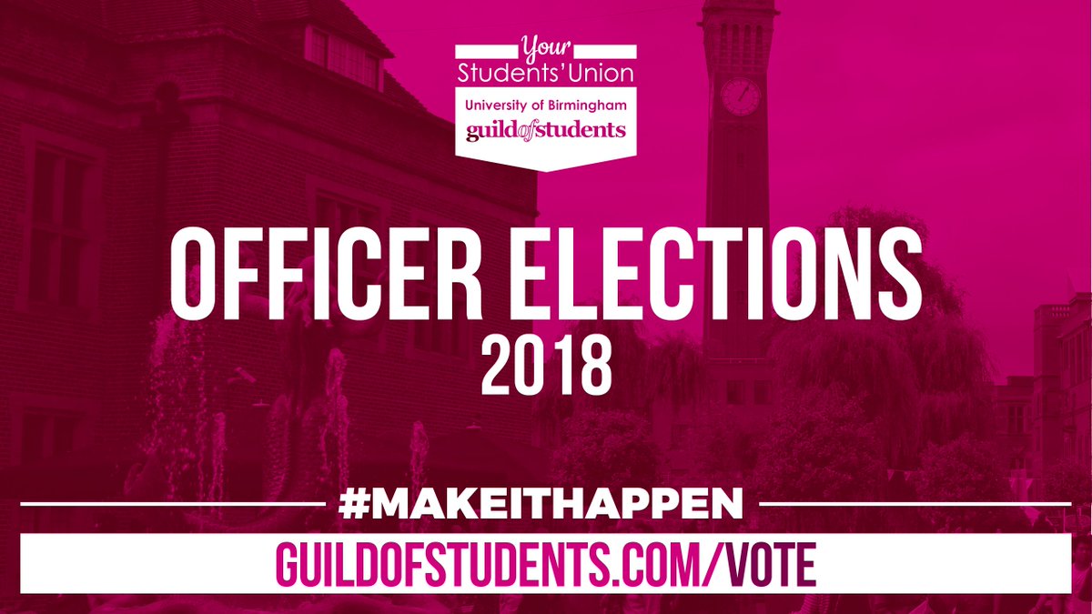 The last few hours. If you care about societies, sports, teaching quality, mental health, student rents, wellbeing or libeartion, vote now on who will represent all of us next year! ht.ly/s84I30iH9xZ