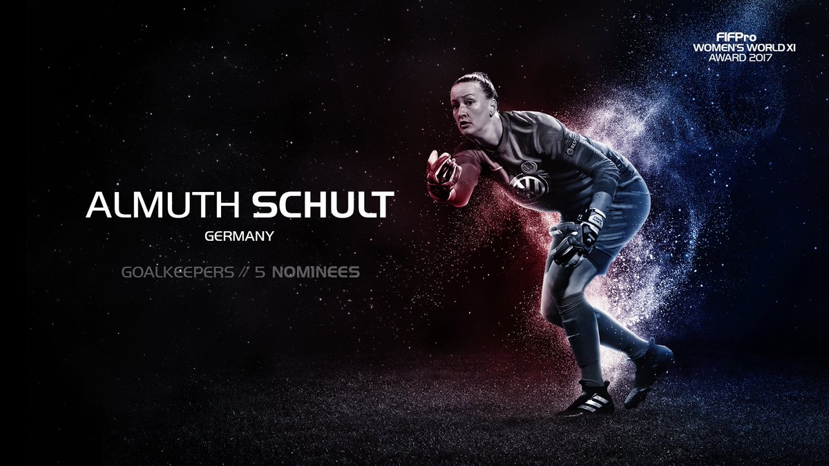 FIFPRO's tweet photo. Congratulations #Almuth #Schult! 👏 You've been nominated for the #WomensWorldXI. Read more 👉 https://t.co/heaqoPdGLu https://t.co/o1B1x9AhJG
