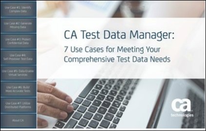 BRiley_Snow's tweet photo. 7 Use Cases for @CAinc Test Data Manager https://t.co/TtG3XiZmor. Learn how #testdatamanager can help you find, build and manage test data for whatever #testing you are doing. https://t.co/ujE8JD4CGy