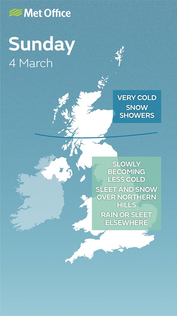 Plans for the weekend? Here's the forecast but bear in mind there will still be plenty of lying snow and black ice