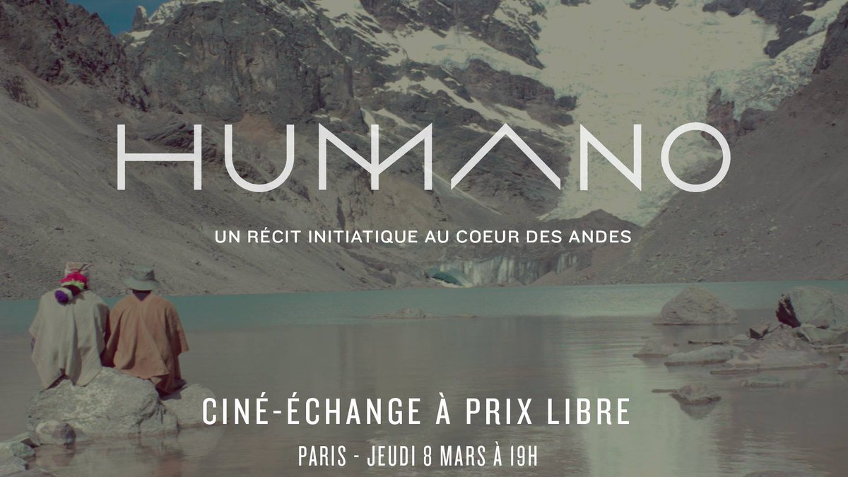 Projection inédite du film HUMANO jeudi 8 mars à Paris avec <a href="/KameaMeahFilms/">KameaMeah</a>. On vous y attend nombreuses et nombreux pour cette première française. Plus d'infos : facebook.com/events/3769595…