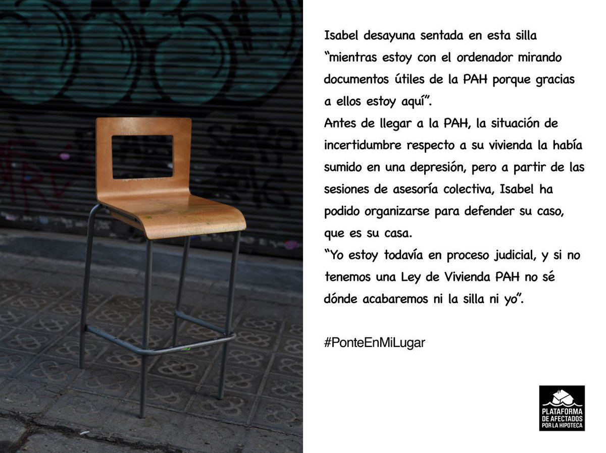 PAH_BCN's tweet photo. Son historias reales @PPopular, historias de empoderamiento y lucha que han librado la batalla VS las políticas injustas y abusivas de 1 gobierno que nos quiere calladas e impasibles... va a ser que no @marianorajoy 
#PonteEnMiLugar y prepárese porque #YoVoy3M #LeyViviendaPAH https://t.co/kCvAi4EFFJ