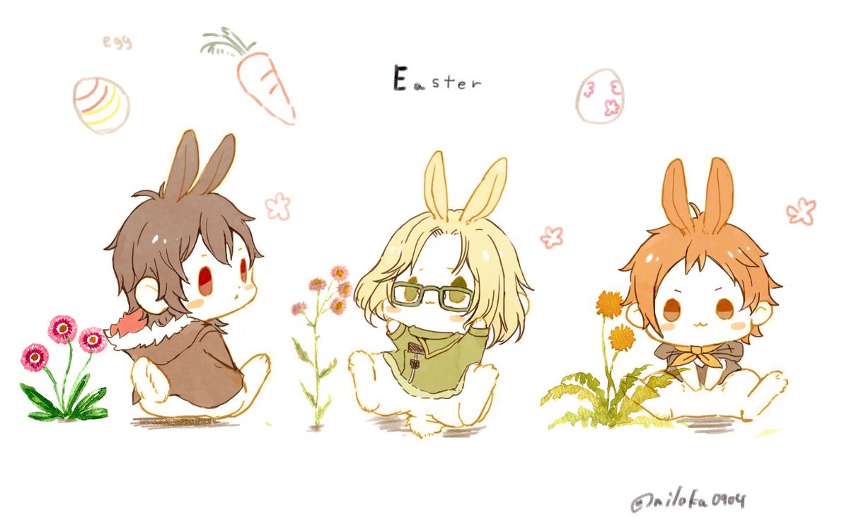 森野 原稿 A Twitter プロ組うさぎ もふもふする Mogu様 Mosssheepmogu からとてもかわいいテンプレートをお借りいたしました