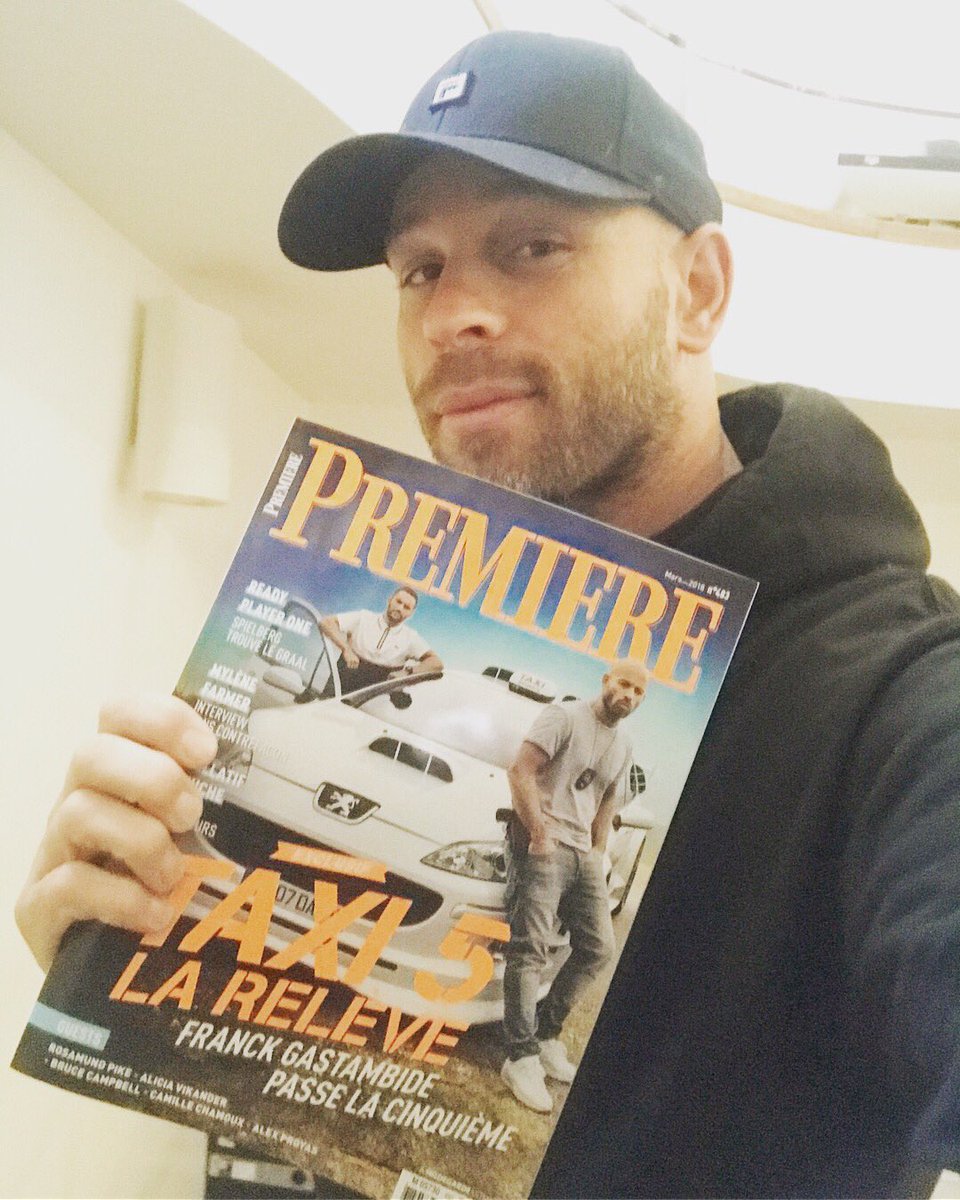FGastambide's tweet photo. "Quand tu es passionnée de cinema, que tu lis le même magazine depuis que tu as 16 Ans, et qu'un jour.. Tu en fais la couverture" 🙏🏻 #ReveDeGosse #Taxi5 @PremiereFR https://t.co/lSSHE58LPl