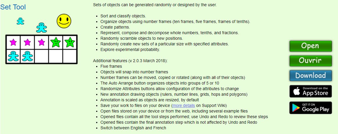 ONmathies's tweet photo. #ONmathies #SetTool v2.0.3 released for Desktop and Mobile. 5 and 10 Frames. French localization. New Annotation Objects. So much slicker! https://t.co/MsCXFT45ky https://t.co/kiFYsadipS