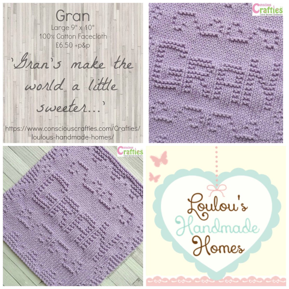 #Gran #bespoke facecloth!! @ConsciousCrafty <a href="/htlmp/">Hike Those Likes</a> <a href="/Crafturday_/">#Crafturday</a> <a href="/heartizan/">Heartizan</a> <a href="/HCraftersLounge/">Handcrafters Lounge</a> <a href="/mrs_ccc/">ClyCreativeCommunity</a> <a href="/HMNation/">Handmade Nation</a> <a href="/HandmadeHour/">HandmadeHour</a> <a href="/RetweetMyBiz/">#RTMyBiz</a> <a href="/RTMyBizUK/">Retweet My Business</a> @UKBusinessRT_ @EasyRepost <a href="/BusinessRTUK/">Business Retweet UK</a> #grandparents #OOAK #knitting #craftbuzz #craftshout #HandmadeHour #crafthour