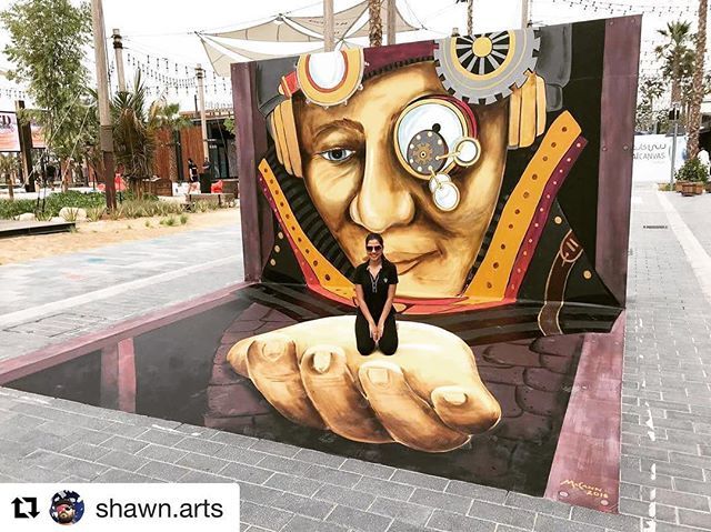 GAchalkartists's tweet photo. #Repost awesome 3D work by @shawn.arts
・・・
Finished piece for Dubai Canvas. @branddubai #dubaicanvaslamer #dubaicanvas #dubaiart #shawnmccann #gachalkartists #gacag #streetart #3dstreetart https://t.co/DBKzIf4SMJ https://t.co/MLb4K4D4AS