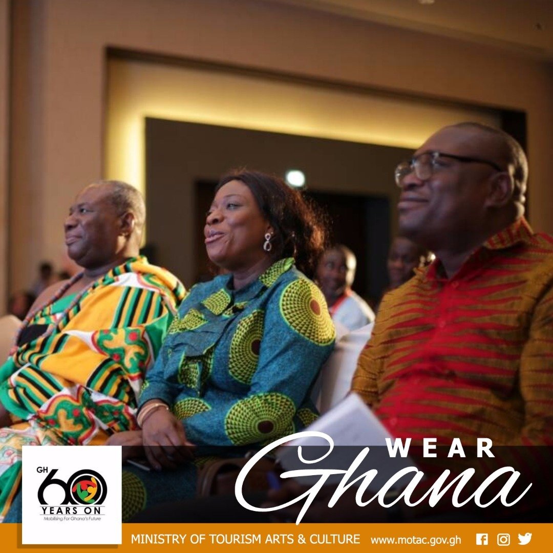 To Wear Ghana is to be proud of our culture and heritage.  #WearGhana #FeelGhana #EatGhana #GhTourism #Ghana61YearsOn Ghana Tourism Authority 🇬🇭