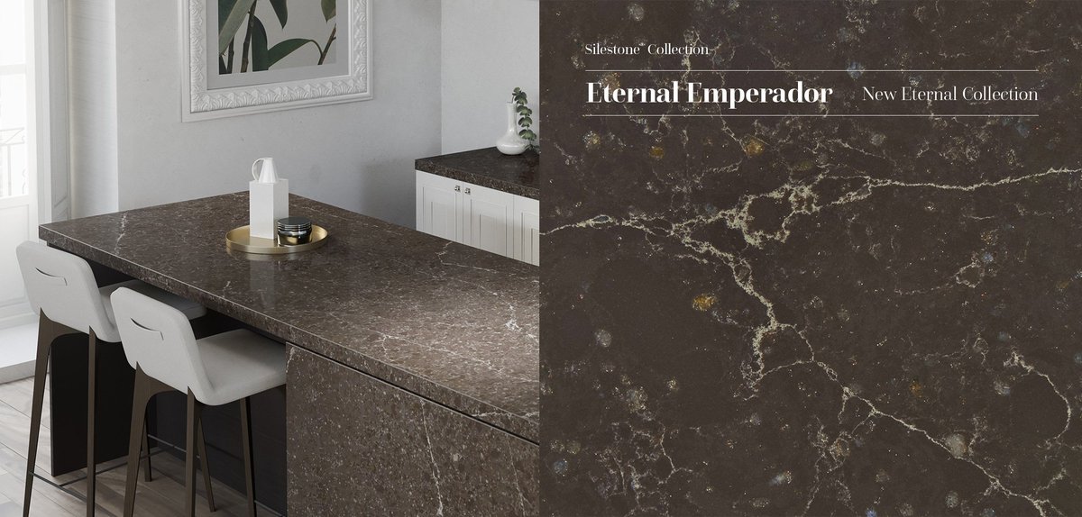 New #Silestone Eternal Emperador is tradition and elegance in one single piece. 
#TopsOnTop