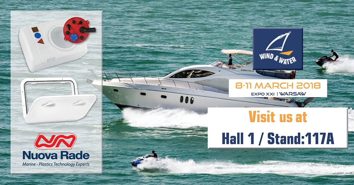 NuovaRadecom's tweet photo. 🌀We feel excited for exhibiting at the WIATR i WODA
Boat Show / |Mar. 8 - Mar. 11, 2018 . Polish producers, importers, distributors and winners of Olympic medals compose the prestigious range of participants.

🌀 Find More : https://t.co/MIsqwKSog9

#NuovaRade #Marine https://t.co/g2E2p1CQHm