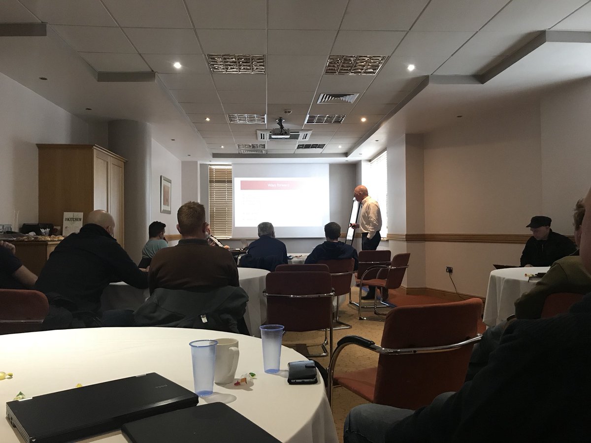 FBUEastMidlands's tweet photo. Brigade Officials from #Reg6 discussing issues impacting on our union & members alongside officials from other regions and our GenSec @MattWrack https://t.co/7CBtsi2KR2